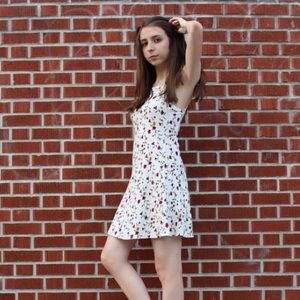 Floral strap dress